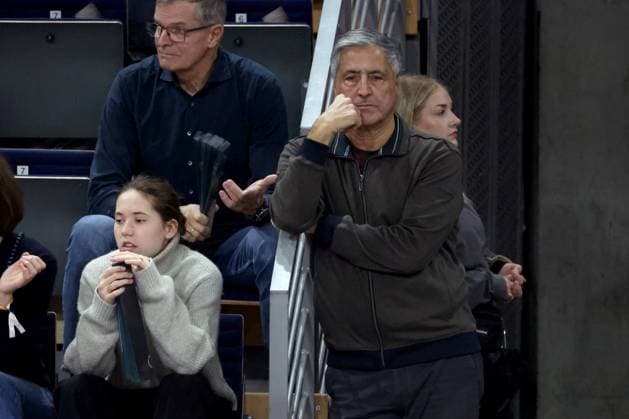 DEU, DVV, 1 VBL, BR Volleys vs ASV Dachau, 23 11 2025, Max Schmeling Halle, Berlin, DEU, DVV, 1 VBL, BR Volleys vs ASV Dachau, in the picture President Niromand BR Volleys nordphotoxGmbHx xEngler nph00076