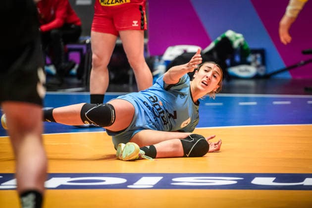 Sabrina Grieco Vigna Uruguay, 03 GER, Serbia Uruguay, Handball World Championship, Preliminary Round, Group C, 26 11 2025 GER, Serbia Uruguay, Handball World Championship, Preliminary Round, Group C, 26 11 2025 Stuttgart Copyright: xSandyxDinkelackerx EP_SDR