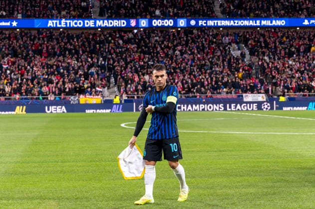 November 26, 2025, Madrid, Madrid, Spain: LAUTARO MARTINEZ of FC Internazionale Milano during the Champions League match, league match 5 between ATLETICO DE MADRID and INTER DE MILAN, held on November 26, 2025, at the Riad Air Metropolitano, Madrid, Spain. Madrid Spain - ZUMAc312 20251126_zsp_c312_013 Copyright: xOscarxManuelxSanchezx