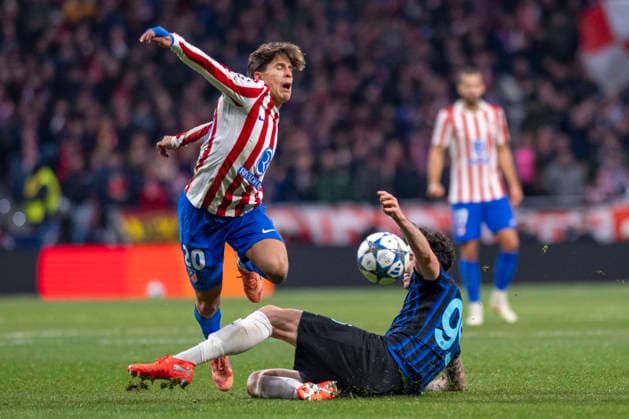 November 26, 2025, Madrid, Madrid, Spain: GIULIANO SIMEONE of ATLETICO DE MADRID in action during the Champions League match, league match 5 between ATLETICO DE MADRID and INTER DE MILAN, held on November 26, 2025, at the Riad Air Metropolitano, Madrid, Spain. Madrid Spain - ZUMAc312 20251126_zsp_c312_069 Copyright: xOscarxManuelxSanchezx