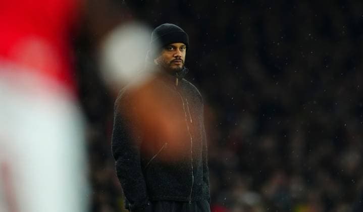 Bayern Munich Manager Vincent Kompany Arsenal v Bayern Munich, UEFA Champions League, Group Stage, Football, Emirates Stadium, London, UK- 26 Nov 2025London Emirates Stadium United Kingdom EDITORIAL USE ONLY No use with unauthorised audio, video, data, fixture lists, club league logos or live services. Online in-match use limited to 120 images, no video emulation. No use in betting, games or single club league player publications. Copyright: xJavierxGarcia Shutterstockx 15927947eu