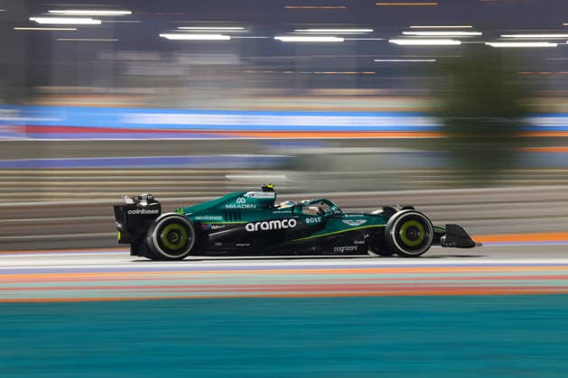 Fernando Alonso Aston Martin Aramco Formula One Team, 14 , Free Practice 1, FP1, Free Practice 1, QAT, Formula 1 World Championship, Qatar Grand Prix, Doha, Lusail, Lusail International Circuit, Friday, 28 11 2025 QTR, Formula 1 World Championship, Qatar Grand Prix, Doha, Lusail, Lusail International Circuit, Friday, 28 11 2025 Doha Copyright: xEibner-Pressefoto AnnikaxGrafx EP_AGF