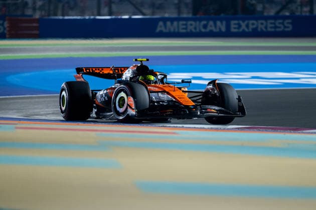 Lando Norris McLaren Formula 1 Team, Great Britain, 04 in MCL39, QTR, Formula 1 World Championship, Qatar Grand Prix, Lusail International Circuit, Free Practice, 28 11 2025 QTR, Formula 1 World Championship, Qatar Grand Prix, Lusail International Circuit, 28 11 2025 Lusail Copyright: xEibner-Pressefoto Memmlerx EP_MMR