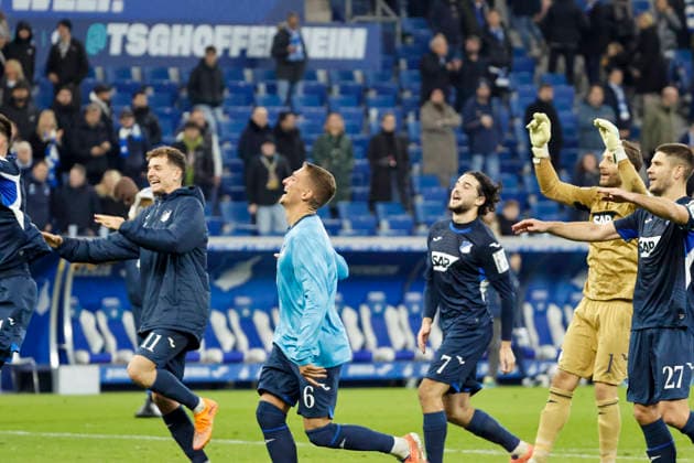 TSG Hoffenheim after the match , Germany, Soccer, 1 Bundesliga, Matchday 12, 2025 2026, TSG Hoffenheim vs FC Augsburg, 29 11 2025, PreZero Arena, Sinsheim, Germany Sinsheim PreZero Arena Baden Württemberg Germany Copyright: xGrantxHubbsx