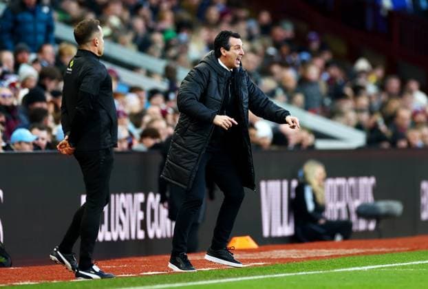 Aston Villa Manager Unai Emery. Aston Villa v Wolverhampton Wanderers, Premier League, Football, Villa Park, Birmingham, UK - 30 Nov 2025Birmingham Villa Park United Kingdom EDITORIAL USE ONLY No use with unauthorised audio, video, data, fixture lists, club league logos or live services. Online in-match use limited to 120 images, no video emulation. No use in betting, games or single club league player publications. Copyright: xJamesxMarsh Shutterstockx 15941716aw