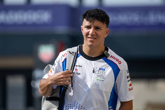 Isack Hadjar Visa Cash App Racing Bulls F1 Team, France, 06 , UAE, Formula 1 World Championship, Abu Dhabi Grand Prix, Yas Marina Circuit, Media Day, 04 12 2025 UAE, Formula 1 World Championship, Abu Dhabi Grand Prix, Yas Marina Circuit, Media Day, 04 12 2025 Yas Marina Island Copyright: xEibner-Pressefoto Memmlerx EP_MMR
