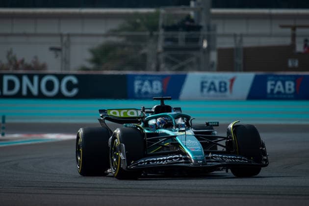 Jak Crawford Aston Martin Aramco F1 Team, USA, 35 in AMR25, UAE, Formula 1 World Championship, Abu Dhabi Grand Prix, Yas Marina Circuit, Free Practice, 05 12 2025 UAE, Formula 1 World Championship, Abu Dhabi Grand Prix, Yas Marina Circuit, Free Practice, 05 12 2025 Yas Marina Island Copyright: xEibner-Pressefoto Memmlerx EP_MMR