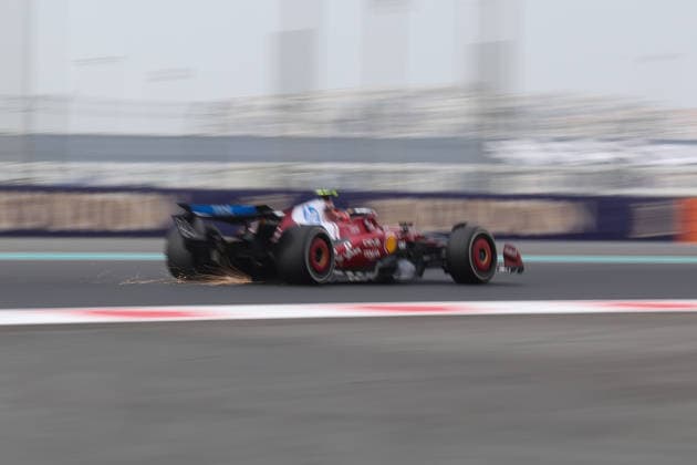 Arthur Leclerc Scuderia Ferrari HP, Reserve Driver , FP1, Free Practice 1, Free Practice 1, ARE, Formula 1 World Championship, Abu Dhabi Grand Prix, Yas Marina Circuit, Friday, 05 12 2025 ARE, Formula 1 World Championship, Abu Dhabi Grand Prix, United Arab Emirates, Yas Marina Circuit, 05 12 2025 Abu Dhabi Copyright: xEibner-Pressefoto AnnikaxGrafx EP_AGF