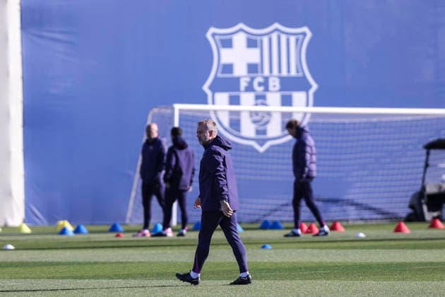 December 8, 2025, Sant Joan Despi, Barcelona, SPAIN: Hansi Flick, head coach during the training day of FC Barcelona, Barca ahead UEFA Champions League 2025 26, football match against Eintracht Francfort‹â€¹ at Ciutat Esportiva Joan Gamper on December 08, 2025 in Sant Joan Despi, Barcelona, Spain. Sant Joan Despi SPAIN - ZUMAa181 20251208_zaa_a181_002 Copyright: xJavierxBorregox
