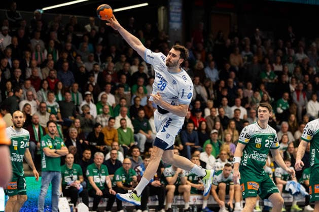 Hendrik WAGNER TBV Lemgo Lippe, 28 GER, FRISCH AUF Goeppingen vs TBV Lemgo, Handball, Bundesliga, Matchday 16, Season 2025 2026, 10 12 2025, GER, FRISCH AUF Goeppingen vs TBV Lemgo, Handball, Bundesliga, Matchday 16, Season 2025 2026, 10 12 2025, Goeppingen Copyright: xEibnerxPressefoto OliverxSchmidtx EP_OST