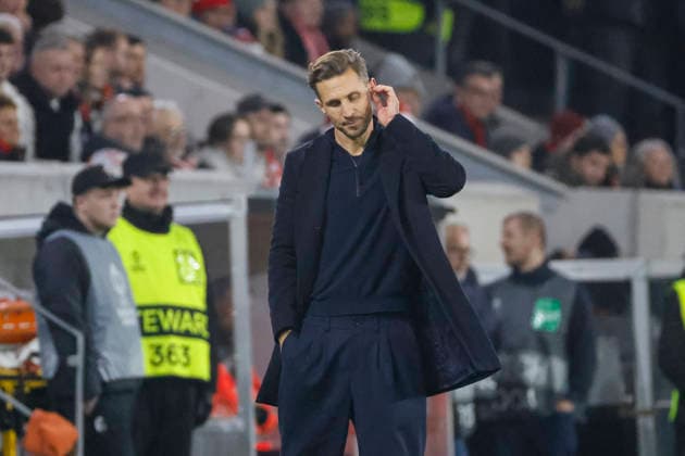 Kai Hesse RB Salzburg, Co Coach , Germany, Football, UEFA Europa League, Matchday 6, 2025 2026, SC Freiburg vs RB Salzburg, 11 12 2025, Europa Park Stadion Freiburg , Freiburg im Breisgau, Germany Freiburg im Breisgau Europa Park Stadion Freiburg Baden Württemberg Germany Copyright: xGrantxHubbsx