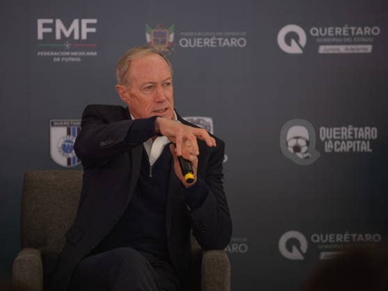 December 16, 2025, Queretaro, Queretaro, Mexico: Ivar Sisniega, executive president of the Mexican Football Federation, speaks during a press conference, PK, Pressekonferenz about the Mexican national team, Nationalteam s match against Iceland at the Corregidora Stadium. on December 16, 2025 in Queretaro, Mexico. Queretaro Mexico - ZUMAe321 20251216_zsa_e321_008 Copyright: xJosexCarrerax