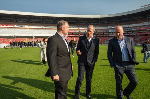 December 16, 2025, Queretaro, Queretaro, Mexico: Ivar Sisniega, executive president of the Mexican Football Federation, attends a press conference, PK, Pressekonferenz about the Mexican national team, Nationalteam s match against Iceland at the Corregidora Stadium. on December 16, 2025 in Queretaro, Mexico. Queretaro Mexico - ZUMAe321 20251216_zsa_e321_009 Copyright: xJosexCarrerax