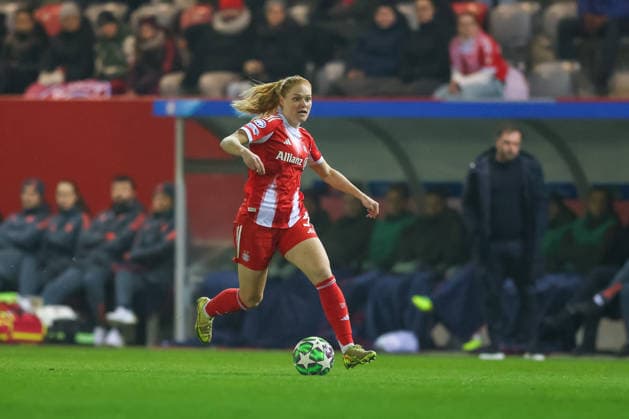 Stine Ballisager FC Bayern Muenchen, 03 , GER, FC Bayern Muenchen vs Valerenga IF, Football, UEFA Womens Champions League, League phase, Matchday 6, 2025 2026 season, 17 12 2025, GER, FC Bayern Muenchen vs Valerenga IF, Football, UEFA Womens Champions League, League phase, Matchday 6, 2025 2026 season, 17 12 2025 Muenchen Copyright: xEibner-Pressefoto JennixMaulx EP_JML