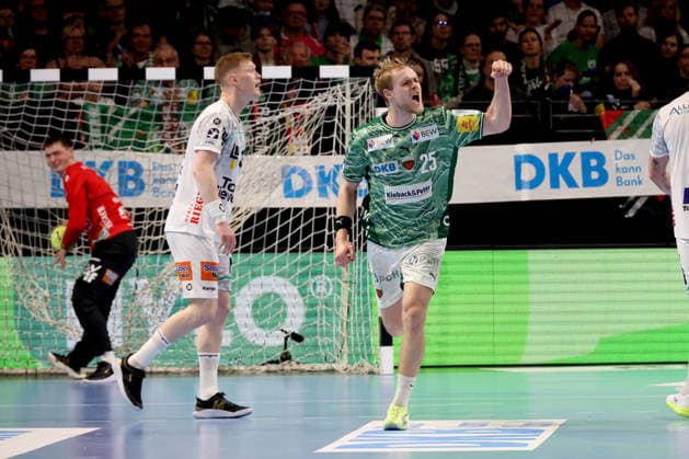 DEU, DHB, 1 HBL, Fuechse Berlin vs Frisch Auf Goeppingen, 27 12 2025, Max Schmeling Halle, Berlin, DEU, DHB, 1 HBL, Fuechse Berlin vs Frisch Auf Goeppingen, in the picture Matthes Langhoff Fuechse Berlin 25 nordphotoxGmbHx xEngler nph00076