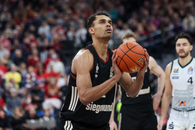 Oscar da Silva FC Bayern Basketball, 01 , GER, FC Bayern Basketball vs Vet Concept Gladiators Trier, Basketball, easycredit Basketball Bundesliga, 11 Matchday, Season 2025 2026, 28 12 2025, GER, FC Bayern Basketball vs Vet Concept Gladiators Trier, Basketball, easycredit Basketball Bundesliga, 11 Matchday, Season 2025 2026, 28 12 2025 Munich Copyright: xEibner-Pressefoto JennixMaulx EP_JML