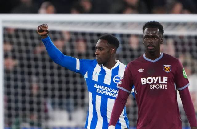 Danny Welbeck of Brighton celebrates after scoring the equalising goal from a penalty West Ham United v Brighton and Hove Albion, Premier League, Football, London Stadium, London, UK - 30 Dec 2025London London Stadium United Kingdom EDITORIAL USE ONLY No use with unauthorised audio, video, data, fixture lists, club league logos or live services. Online in-match use limited to 120 images, no video emulation. No use in betting, games or single club league player publications. Copyright: xJedxLeicester Shutterstockx 16216220q
