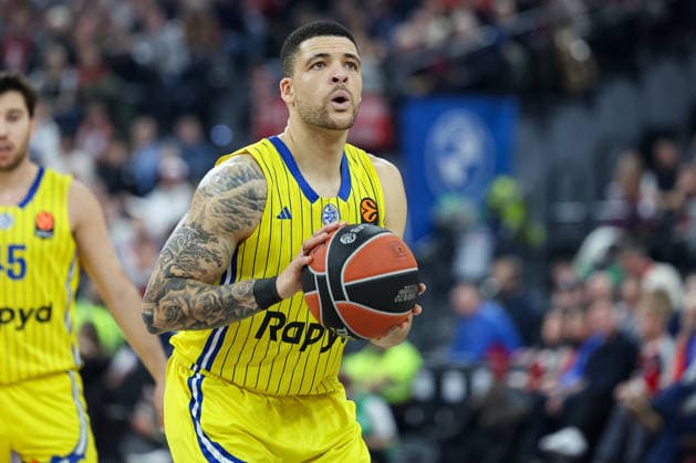 Iffe Lundberg Maccabi Rapyd Tel Aviv, 00 , GER, FC Bayern Basketball vs Maccabi Rapyd Tel Aviv, Basketball, Euroleague, Matchday 19, Season 2025 2026, 02 01 2026, GER, FC Bayern Basketball vs Maccabi Rapyd Tel Aviv, Basketball, Euroleague, Matchday 19, Season 2025 2026, 02 01 2026 Muenchen Copyright: xEibner-Pressefoto JennixMaulx EP_JML