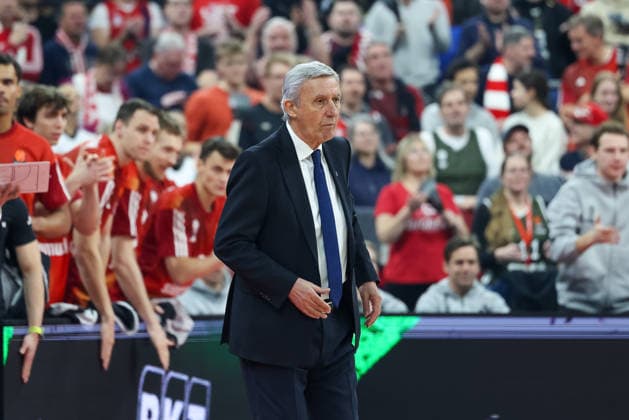 Svetislav Pesic FC Bayern Basketball, Head Coach , GER, FC Bayern Basketball vs Kosner Baskonia Vitoria Gasteiz, Basketball, Euroleague, Matchday 20, Season 2025 2026, 07 01 2026, GER, FC Bayern Basketball vs Kosner Baskonia Vitoria Gasteiz, Basketball, Euroleague, Matchday 20, Season 2025 2026, 07 01 2026 Munich Copyright: xEibner-Pressefoto JennixMaulx EP_JML