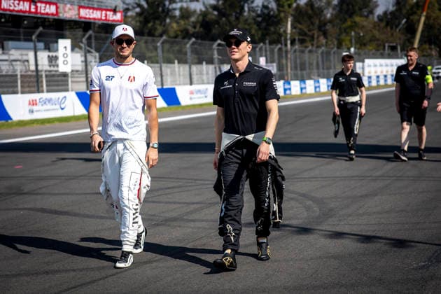 2025 FORMULA E MEXICO CITY ePRIX GUNTHER Maximilian (ger), DS Penske, DS E-Tense FE25, portrait, DENNIS Jake (gbr), Andretti Formula E, Porsche 99X Electric, portrait during the the Mexico City Paulo ePrix, 2nd round of the 2025-26 ABB FIA Formula E World Championship, WM, Weltmeisterschaft on the Autodromo Hermanos Rodriguez from January 8 to 10, 2025 in Mexico City, Mexico - Mexico CityMexico Copyright: xPauloxMariax