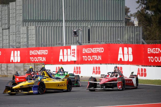 2025 FORMULA E MEXICO CITY ePRIX 22 MALONEY Zane (bar), Lola Yamaha ABT Formula E Team, Lola T002, action 23 NATO Norman (fra), Nissan Formula E Team, Nissan e-4ORCE 05, action during the the Mexico City Paulo ePrix, 2nd round of the 2025-26 ABB FIA Formula E World Championship, WM, Weltmeisterschaft on the Autodromo Hermanos Rodriguez from January 8 to 10, 2025 in Mexico City, Mexico - Copyright: xGREGORYxLENORMANDx