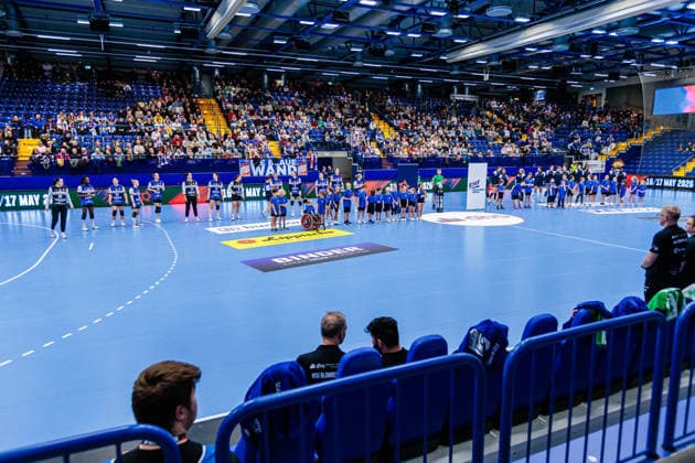 Presentation of the teams, v l HSG Blomberg Lippe, Chambray Touraine Handball GER, HSG Blomberg Lippe GER vs Chambray Touraine Handball FRA , Handball, EHF European League Women, Group Phase, 11 01 2026 GER, HSG Blomberg Lippe GER vs Chambray Touraine Handball FRA , Handball, EHF European League Women, Group Phase, 11 01 2026 Lemgo Copyright: xEibner-Pressefoto JanxRollingerx EP_JSK