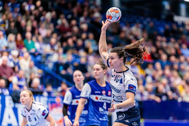 Lucie Modenel Chambray Touraine Handball, 10 in goal GER, HSG Blomberg Lippe GER vs Chambray Touraine Handball FRA , Handball, EHF European League Women, Group Phase, 11 01 2026 GER, HSG Blomberg Lippe GER vs Chambray Touraine Handball FRA , Handball, EHF European League Women, Group Phase, 11 01 2026 Lemgo Copyright: xEibner-Pressefoto JanxRollingerx EP_JSK