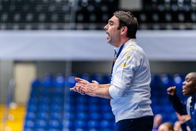 Camille Comte Chambray Touraine Handball, Coach GER, HSG Blomberg Lippe GER vs Chambray Touraine Handball FRA , Handball, EHF European League Women, Group Phase, 11 01 2026 GER, HSG Blomberg Lippe GER vs Chambray Touraine Handball FRA , Handball, EHF European League Women, Group Phase, 11 01 2026 Lemgo Copyright: xEibner-Pressefoto JanxRollingerx EP_JSK