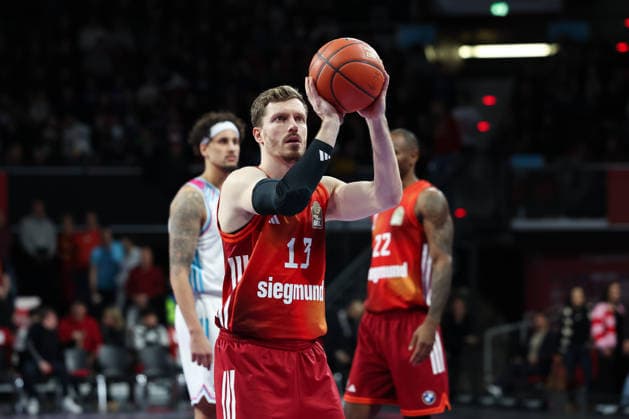 Andreas Obst FC Bayern Basketball, 13 , GER, FC Bayern Basketball vs Telekom Baskets Bonn, Basketball, easycredit Basketball Bundesliga, 15 Matchday, Season 2025 2026, 11 01 2026, GER, FC Bayern Basketball vs Telekom Baskets Bonn, Basketball, easycredit Basketball Bundesliga, 15 Matchday, Season 2025 2026, 11 01 2026 Muenchen Copyright: xEibner-Pressefoto JennixMaulx EP_JML