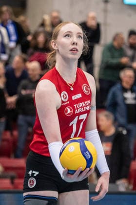 Julia Isabelle Bergmann THY Istanbul, 17 GER, Allianz MTV Stuttgart THY Istanbul, CEV Volleyball Cup 2026 Round of 16, CEV, 2025 2026 season, 14 01 2026 GER, Allianz MTV Stuttgart THY Istanbul, CEV Volleyball Cup 2026 Round of 16, CEV, 2025 2026 season, 14 01 2026 Stuttgart Copyright: xSandyxDinkelackerx EP_SDR