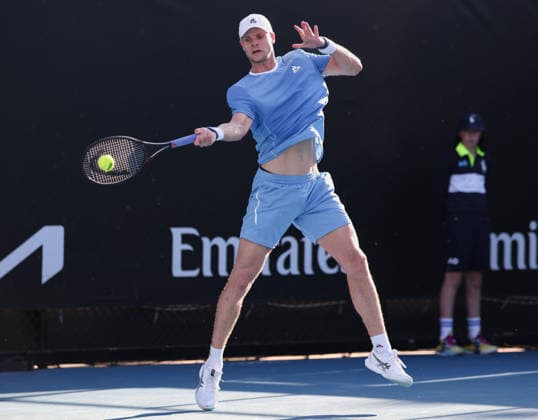 Yannick Hanfmann GER , Australian Open 2026, Melbourne Park, Melbourne, Victoria, Australia , Australian Open 2023Yannick Hanfmann GER , Australian Open 2026, Melbourne Park, Melbourne, Victoria, Australia Copyright: xJuergenxHasenkopfx