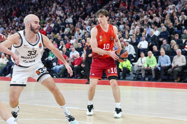 Justinian Jessup FC Bayern Basketball, 10 with Nick Calathes Partizan Mozzart Bet Belgrade, 33 , GER, FC Bayern Basketball vs Partizan Mozzart Bet Belgrade, Basketball, Euroleague, Matchday 23, Season 2025 2026, 20 01 2026, GER, FC Bayern Basketball vs Partizan Mozzart Bet Belgrade, Basketball, Euroleague, Matchday 23, Season 2025 2026, 20 01 2026 Munich Copyright: xEibner-Pressefoto JennixMaulx EP_JML