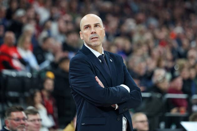 Joan Penarroya Partizan Mozzart Bet Belgrade, Head Coach , GER, FC Bayern Basketball vs Partizan Mozzart Bet Belgrade, Basketball, Euroleague, Matchday 23, Season 2025 2026, 20 01 2026, GER, FC Bayern Basketball vs Partizan Mozzart Bet Belgrade, Basketball, Euroleague, Matchday 23, Season 2025 2026, 20 01 2026 Munich Copyright: xEibner-Pressefoto JennixMaulx EP_JML