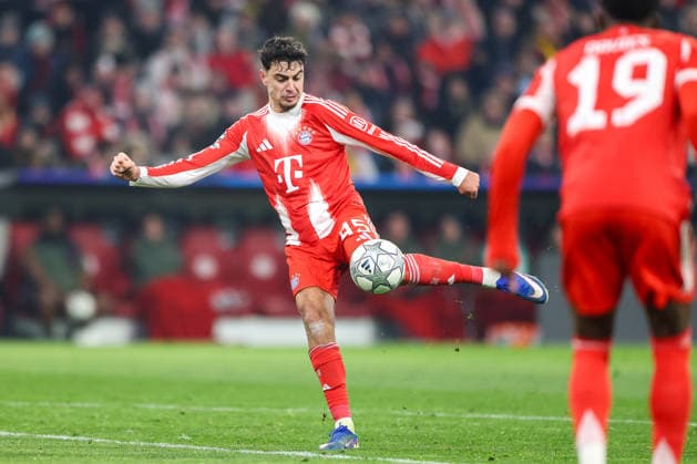 Aleksandar Pavlovic FC Bayern Muenchen, 45 , GER, FC Bayern Muenchen vs Royale Union Saint Gilloise, Football, UEFA Champions League, League Phase, Matchday 7, Season 2025 2026, 21 01 2026, GER, FC Bayern Muenchen vs Royale Union Saint Gilloise, Football, UEFA Champions League, League Phase, Matchday 7, Season 2025 2026, 21 01 2026 Muenchen Copyright: xEibner-Pressefoto JennixMaulx EP_JML