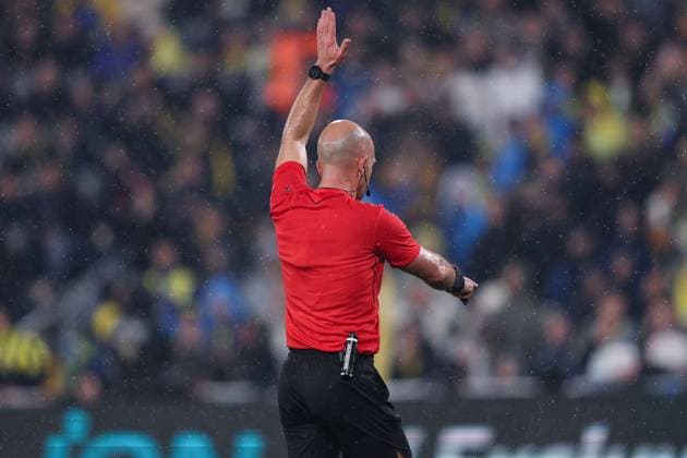 Luis Godinho disallows Aston Villas second goal Fenerbache v Aston Villa, UEFA Europa League, Group Stage, Football, Sukru Saracoglu Stadium, Istanbul, Turkiye - 22 Jan 2026Istanbul Sukru Saracoglu Stadium Turkey EDITORIAL USE ONLY No use with unauthorised audio, video, data, fixture lists, club league logos or live services. Online in-match use limited to 120 images, no video emulation. No use in betting, games or single club league player publications. Copyright: xRaddadxJebarah Shutterstockx 16348379cs