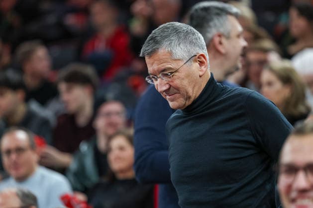 Herbert Hainer FC Bayern Muenchen, President , GER, FC Bayern Basketball vs Valencia Basket, Basketball, Euroleague, 24 Matchday, Season 2025 2026, 22 01 2026, GER, FC Bayern Basketball vs Valencia Basket, Basketball, Euroleague, 24 Matchday, Season 2025 2026, 22 01 2026 Muenchen Copyright: xEibner-Pressefoto JennixMaulx EP_JML