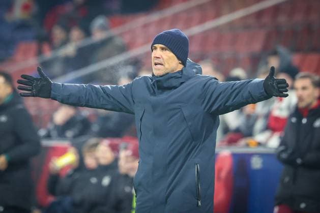 Head coach Thomas Letsch FC Red Bull Salzburg wuetemd, upset, gestkuliert, FC Salzburg vs FC Basel 1893, football, men, UEFA Europa League, season 2025 2026, league phase, 7 matchday, 22 01 2026 Wals Siezenheim Salzburg Austria Copyright: xkolbert-press MartinxAgüerax