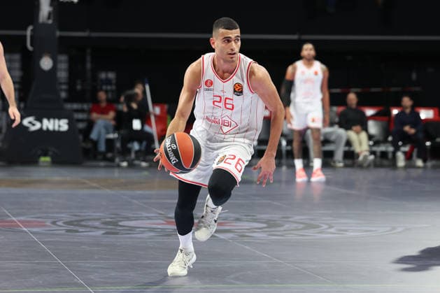 Yam Madar Hapoel IBI Tel Aviv, 26 , GER, Partizan Mozzart Bet Belgrade vs Hapoel IBI Tel Aviv, Basketball, Euroleague, Matchday 24, Season 2025 2026, 23 01 2026, 13 11 2025, GER, Partizan Mozzart Bet Belgrade vs Hapoel IBI Tel Aviv, Basketball, Euroleague, Matchday 24, Season 2025 2026, 23 01 2026 Muenchen Copyright: xEibner-Pressefoto JennixMaulx EP_JML