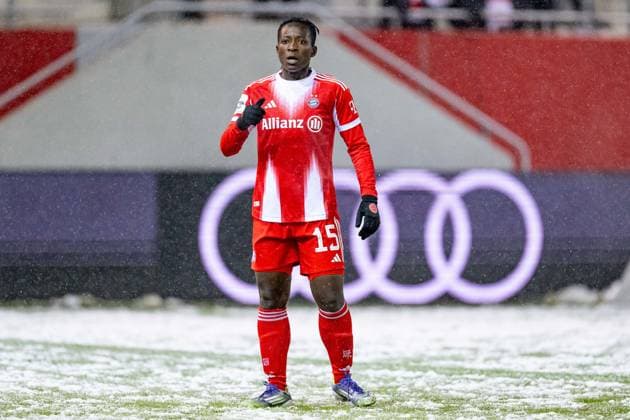 New winter signing Bernadette Amani FC Bayern Muenchen Frauen, 15 made her first appearance GER, FC Bayern Muenchen Frauen vs RB Leipzig, Football, Google Pixel Frauen Bundesliga, 15 Matchday, Season 2025 2026, 25 01 2026 DFL DFB REGULATIONS PROHIBIT ANY USE OF PHOTOGRAPHS as IMAGE SEQUENCES and or QUASI VIDEO GER, FC Bayern Muenchen Frauen vs RB Leipzig, Football, Google Pixel Frauen Bundesliga, 15 Spieltag, Saison 2025 2026, 25 01 2026 Muenchen Copyright: xEibner-Pressefoto HeikexFeinerx EP_HFR