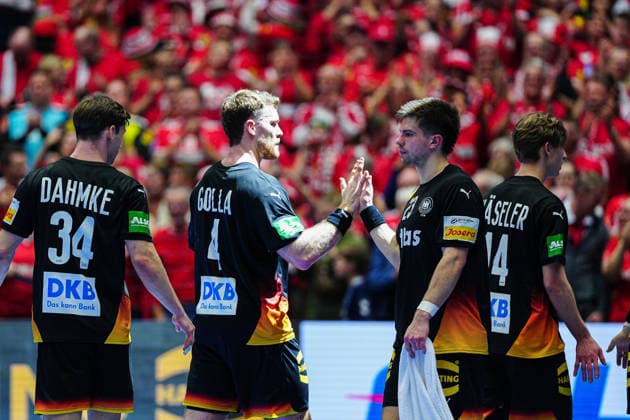 Germany disappointed disappointment after defeat DEN, Germany vs Denmark, Handball, EHF European Championship 2026, Main Round, Matchday 3, 26 01 2026 DEN, Germany vs Denmark, Handball, EHF European Championship 2026, Main Round, Matchday 3, 26 01 2026 Herning Copyright: xEibner-Pressefoto MarcelxvonxFehrnx EP_MFN