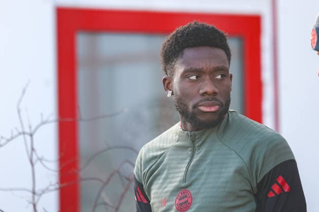 Alphonso Davies FC Bayern Muenchen, 19 , GER, Final training, FC Bayern Muenchen, Football, UEFA Champions League, League phase, Matchday 8, 2025 2026 season, 27 01 2026, GER, Final training, FC Bayern Muenchen, Football, UEFA Champions League, League phase, Matchday 8, 2025 2026 season, 27 01 2026 Muenchen Copyright: xEibner-Pressefoto JennixMaulx EP_JML