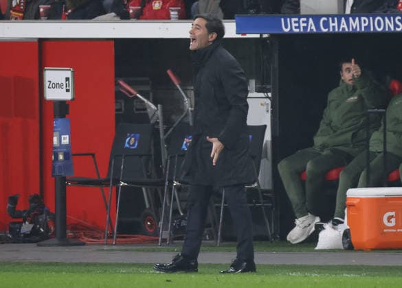 Marcelino Villarreal CF Coach GER, Bayer 04 Leverkusen vs Villarreal CF, Football, Champions League, Matchday 8, Season 2025 2026, 28 01 2026 GER, Bayer 04 Leverkusen vs Villarreal CF, Football, Champions League, Matchday 8, Season 2025 2026, 28 01 2026 Leverkusen Copyright: xEibner-Pressefotox xThomasxStoeckerx EP_TSR