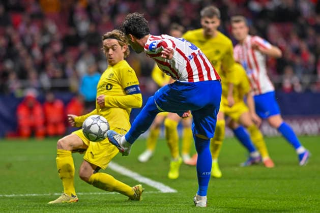January 29, 2026, Madrid, Madrid, Spain: JOHNNY CARDOSO of Atletico de Madrid pases the ball during the Champions League match, league match 8 between ATLETICO DE MADRID and F. K. BODO GLIMT, held on January 28, 2026, at the Riad Air Metropolitano, Madrid, Spain. Madrid Spain - ZUMAc312 20260129_zsp_c312_051 Copyright: xOscarxManuelxSanchezx