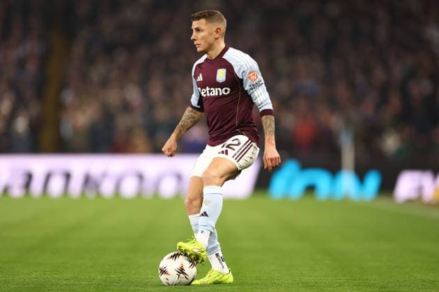 Lucas Digne of Aston Villa Aston Villa v Red Bull Salzburg, UEFA Europa League, Group Stage, Football, Villa Park, Birmingham, UK - 29 Jan 2026Birmingham Villa Park United Kingdom EDITORIAL USE ONLY No use with unauthorised audio, video, data, fixture lists, club league logos or live services. Online in-match use limited to 120 images, no video emulation. No use in betting, games or single club league player publications. Copyright: xRyanxBrowne Shutterstockx 16445867am