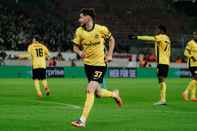 Armin Gigovic Young Boys Bern, 37 shortened to 1 2, GER, VfB Stuttgart vs Young Boys Bern, Football, Europa League, Matchday 8, Season 2025 2026, 29 01 2026, GER, VfB Stuttgart vs Young Boys Bern, Football, Europa League, Matchday 8, Season 2025 2026, 29 01 2026, Stuttgart Copyright: xEibner-Pressefoto EdwardxCheungx EP_ECG