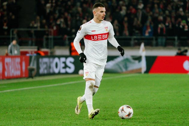 Badredine Bouanani VfB Stuttgart, 27 , GER, VfB Stuttgart vs Young Boys Bern, Football, Europa League, Matchday 8, Season 2025 2026, 29 01 2026, GER, VfB Stuttgart vs Young Boys Bern, Football, Europa League, Matchday 8, Season 2025 2026, 29 01 2026, Stuttgart Copyright: xEibner-Pressefoto EdwardxCheungx EP_ECG