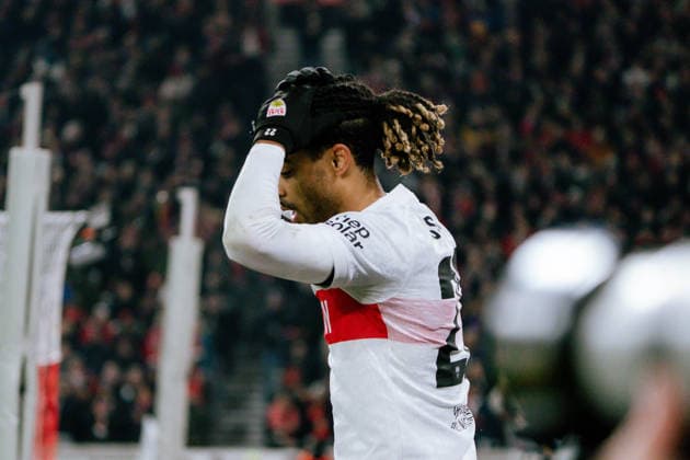 Lorenz Assignon VfB Stuttgart, 22 , disappointed, GER, VfB Stuttgart vs Young Boys Bern, Football, Europa League, Matchday 8, Season 2025 2026, 29 01 2026, GER, VfB Stuttgart vs Young Boys Bern, Football, Europa League, Matchday 8, Season 2025 2026, 29 01 2026, Stuttgart Copyright: xEibner-Pressefoto EdwardxCheungx EP_ECG