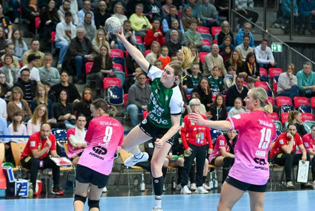 Paulina Golla VfL Oldenburg, 29 throws VfL Oldenburg vs SV Union Halle Neustadt, ALSCO Handball Bundesliga Women, Matchday 15, Season 2025 2026, 31 01 2026, VfL Oldenburg vs SV Union Halle Neustadt, ALSCO Handball Bundesliga Women, Matchday 15, Season 2025 2026, 31 01 2026 Oldenburg Copyright: xEibner-Pressefoto RobertxGertzenx EP_RGN