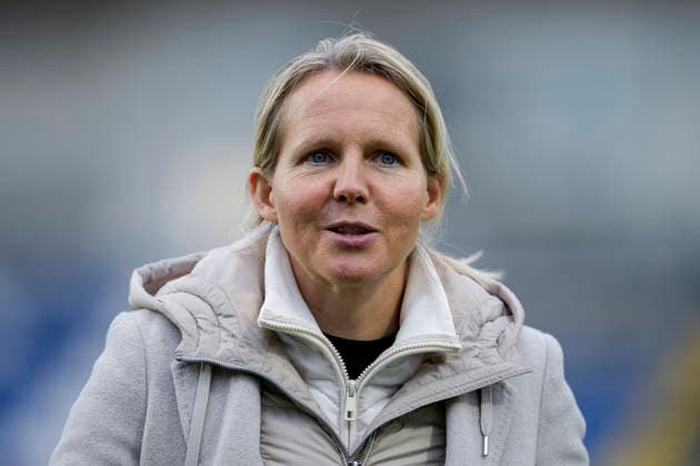 Friederike Kromp Fritzy Kromp, Coach, Head Coach, Werder , Single Image, Single Photo, Action, Action, Portrait, Portrait, 01 02 2026, Sinsheim Hoffenheim Germany , Football, Google Pixel Women Bundesliga, TSG 1899 Hoffenheim SV Werder Bremen, DFB DFL REGULATIONS PROHIBIT ANY USE OF PHOTOGRAPHS AS IMAGE SEQUENCES AND OR QUASI VIDEO xozx