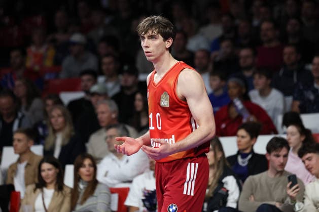Justinian Jessup FC Bayern Basketball, 10 gestures, GER, FC Bayern Basketball vs ratiopharm Ulm, Basketball, easycredit Basketball Bundesliga, Matchday 18, Season 2025 2026, 01 02 2026, GER, FC Bayern Basketball vs ratiopharm Ulm, Basketball, easycredit Basketball Bundesliga, Matchday 18, Season 2025 2026, 01 02 2026 Munich Copyright: xEibner-Pressefoto JennixMaulx EP_JML